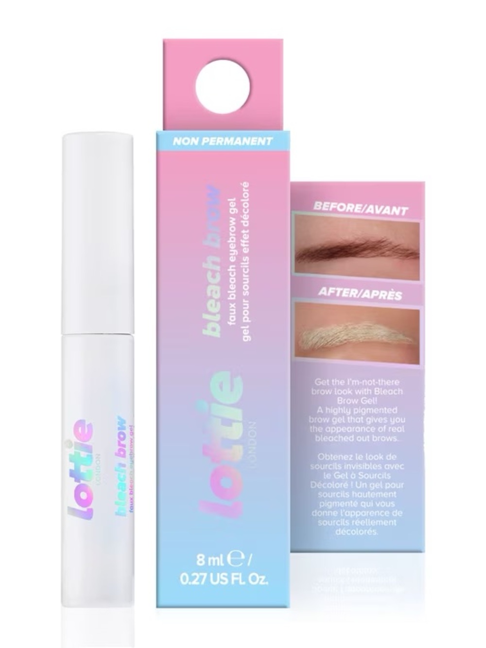 Lottie bleach brow eyebrow gel
